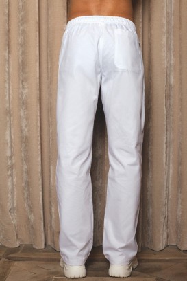 John men's trousers white 1