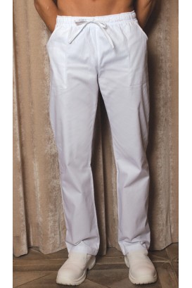 John men's trousers white 2