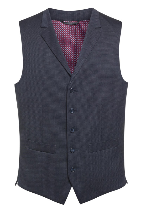 Gilet da uomo, Proteus, colore: blu navy, pinpoint | Beauty Street