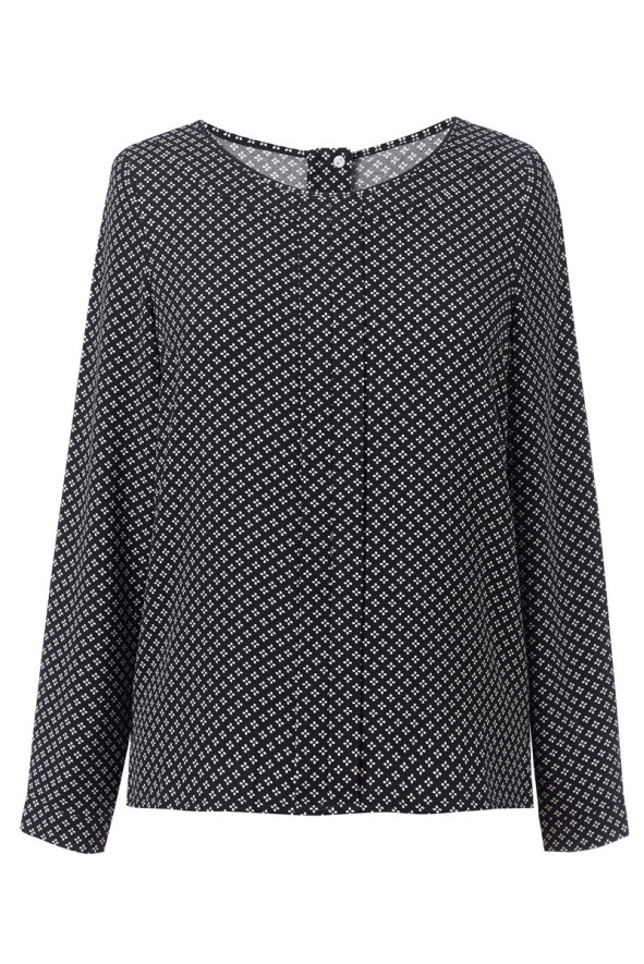 Camicetta da donna, Riola, colore: nero-bianco | Beauty Street