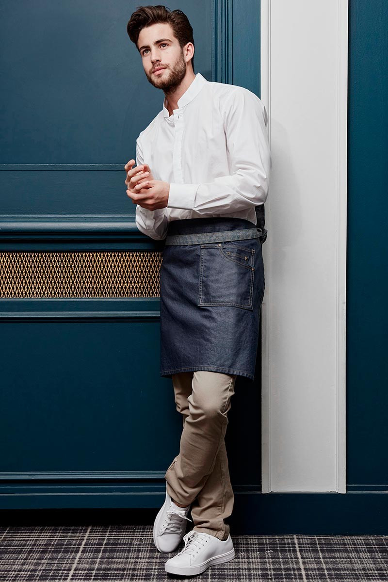 Grembiule unisex, Syna, colore: denim | Beauty Street