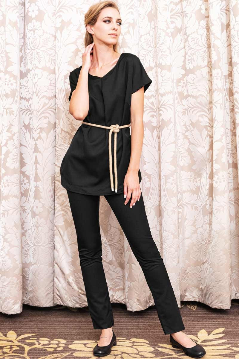 Tunica da donna, Nicaragua, colore: nero | Beauty Street