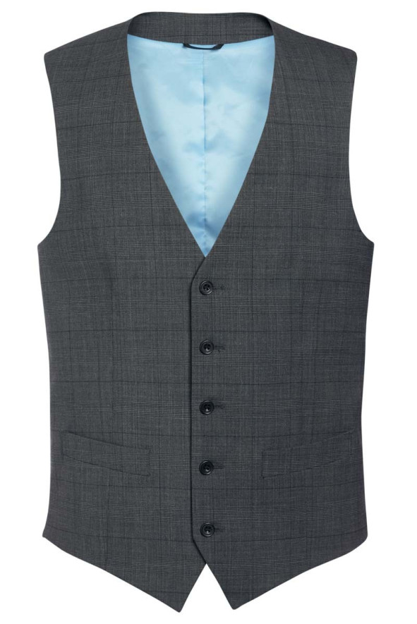 Gilet da uomo, Busso Prince de Galles, colore: grigio | Beauty Street