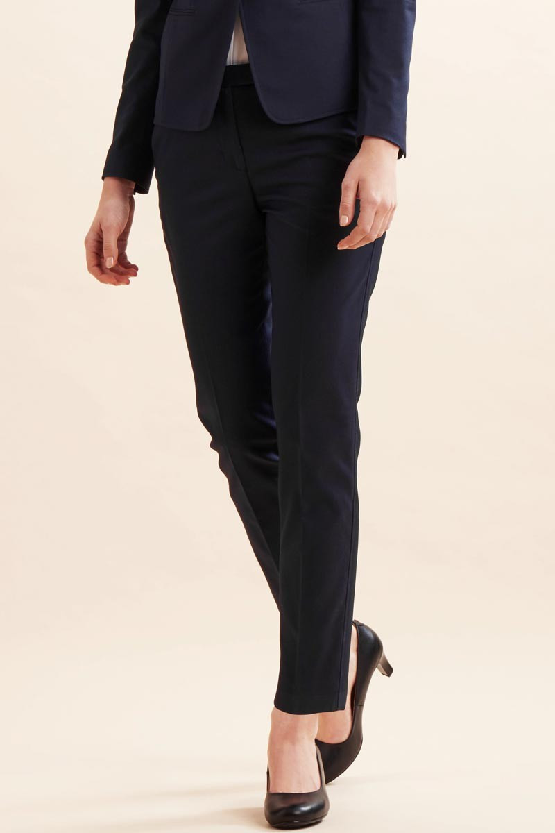 Ophelia Women Trousers navy blue | Beauty Street