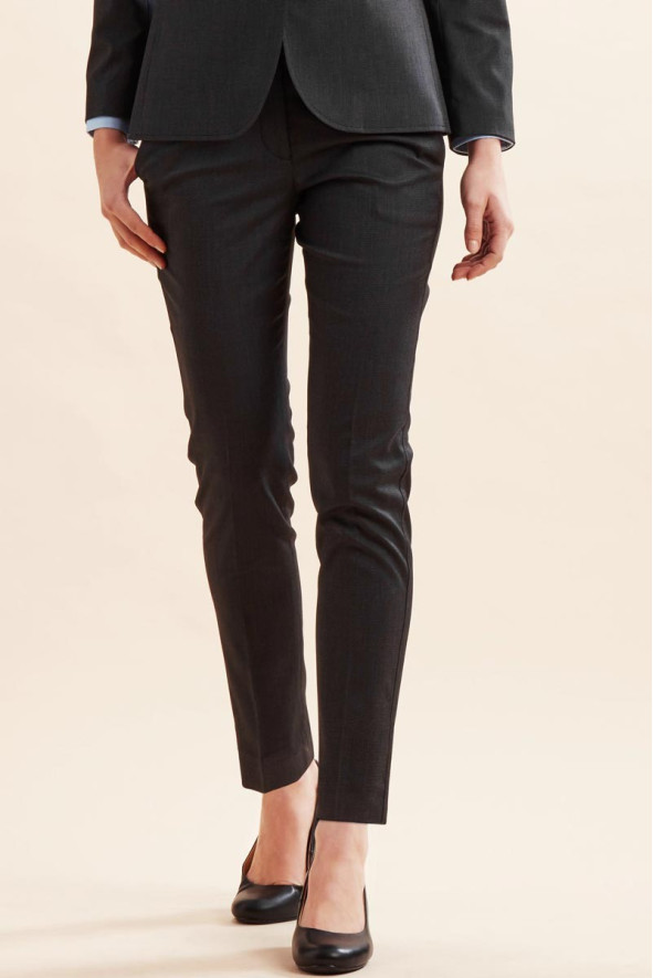 Pantalone da donna, Ophelia, colore: grigio, pinpoint | Beauty Street