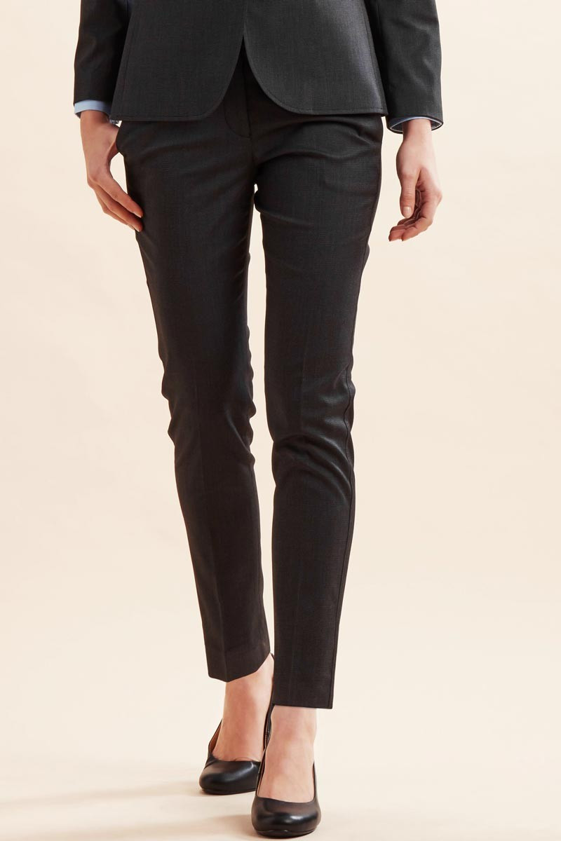 Pantalone da donna, Ophelia, colore: grigio, pinpoint | Beauty Street