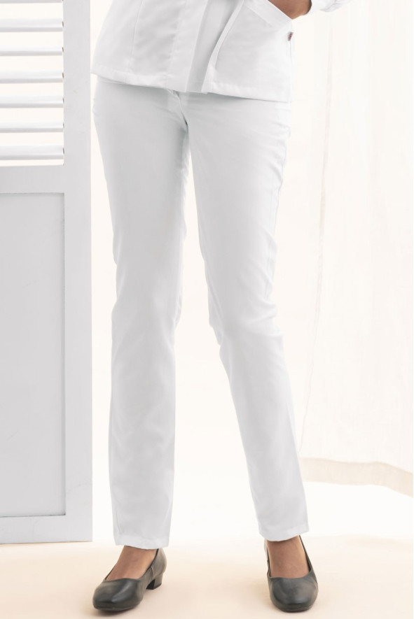 Pantalone da donna, Giulia, colore: bianco | Beauty Street