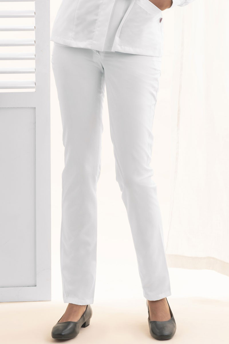 Pantalone da donna, Giulia, colore: bianco | Beauty Street