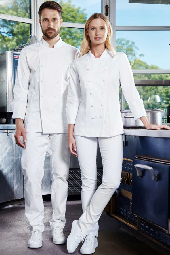 Giacca da cucina, da uomo, Max, colore: bianco | Beauty Street