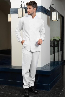 Silvano man's tunic white 2