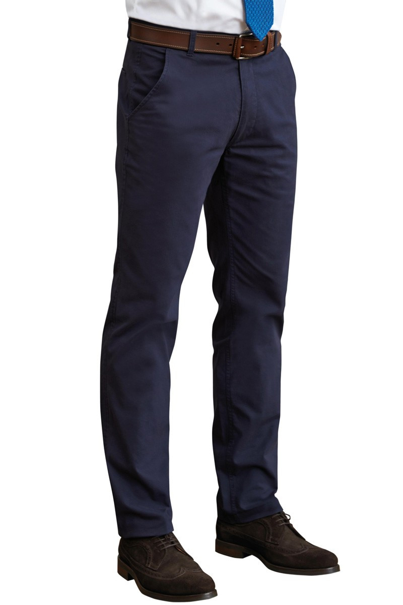 Pantalone chino, da uomo, Miami, colore: blu navy | Beauty Street