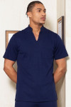 Mexico Men Polo Shirt navy blue