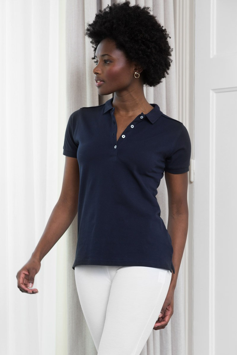 Noa Women Polo shirt navy blue | Beauty Street