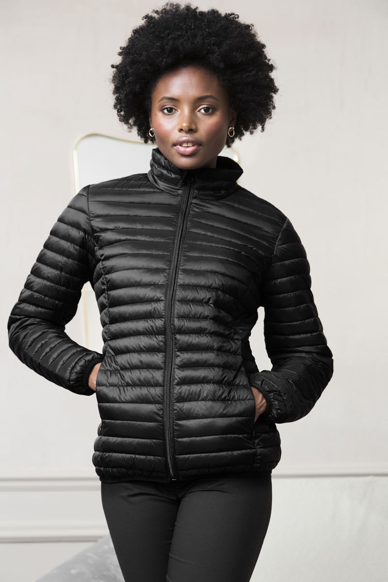 Padded jacket black Savoie