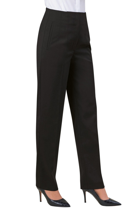 Women's grey pinpoint professional hospitality pants - Rosalind pants