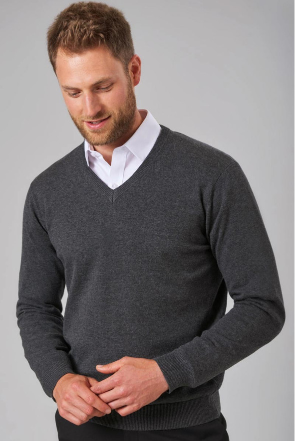 Pull homme noir professionnel hôtellerie - Pull Boston