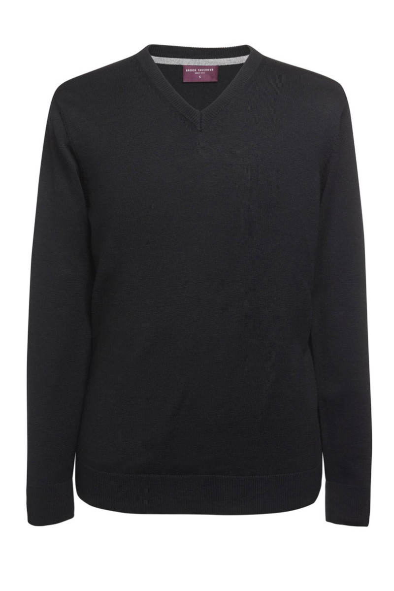 Pull homme noir professionnel hôtellerie - Pull Boston