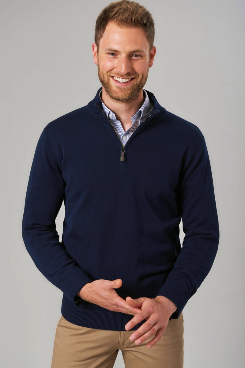 Men's black sweater for hospitality - Dallas sweater