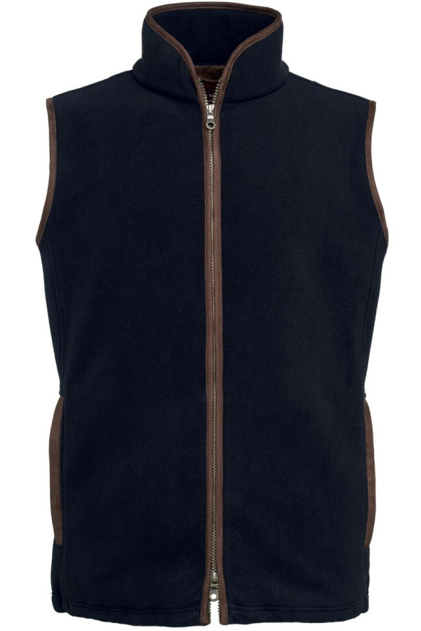 Gilet in pile, senza maniche, unisex, Cincinnati, colore: grigio antracite | Beauty Street