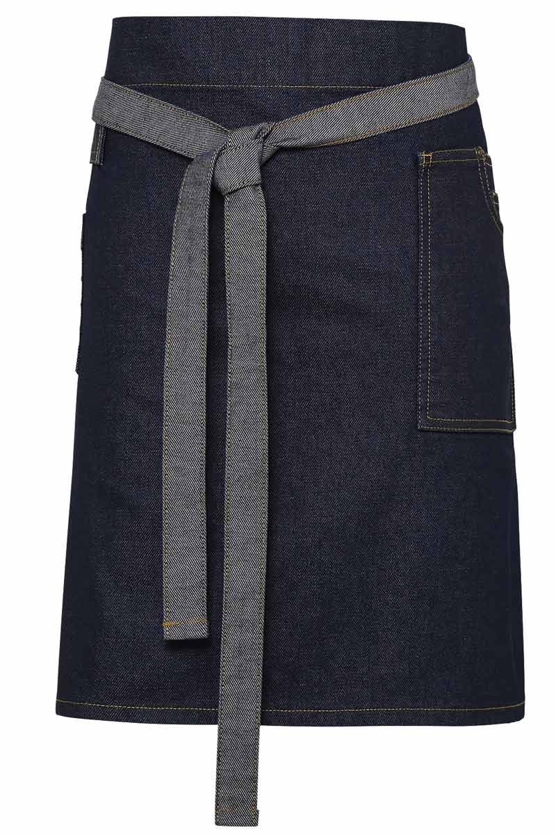 Grembiule unisex, Syna, colore: denim | Beauty Street