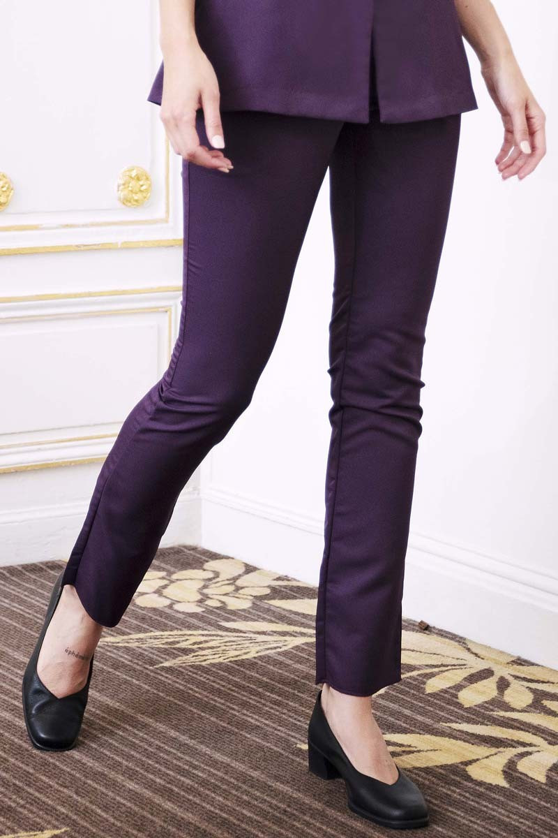 Pantalone da donna, Savane, colore: prugna | Beauty Street