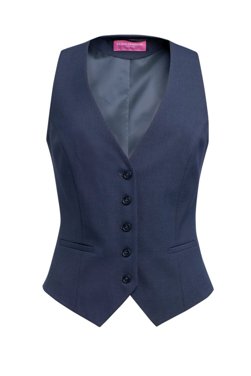 Women's denim vest for hospitality - Beatrice vest
