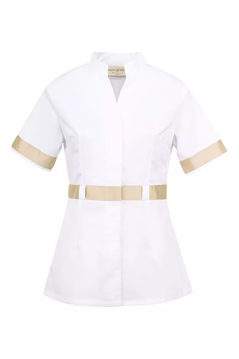 Savane Women Tunic white-gold | Beauty Street
