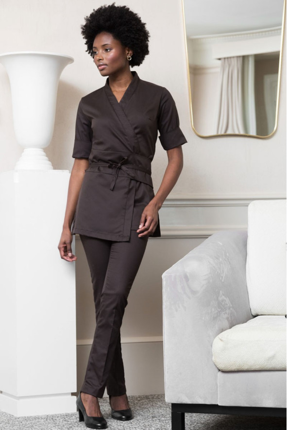 Professional chocolate woman Kimono - Kimono Asia