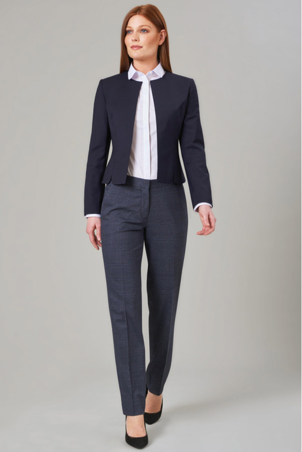 Stella women’s navy check trousers