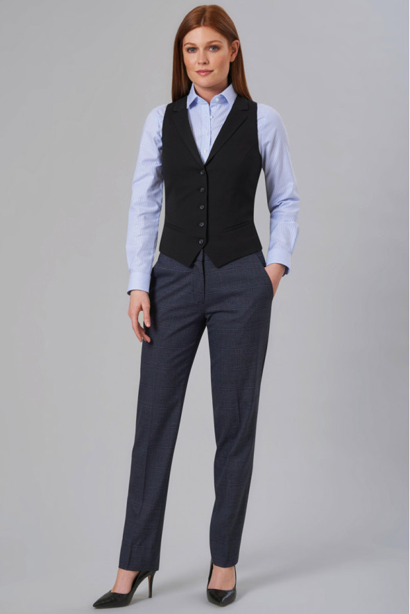 Stella women’s navy check trousers