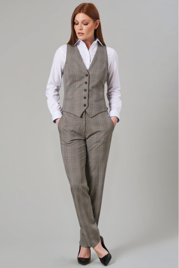 Stella women’s grey check trousers