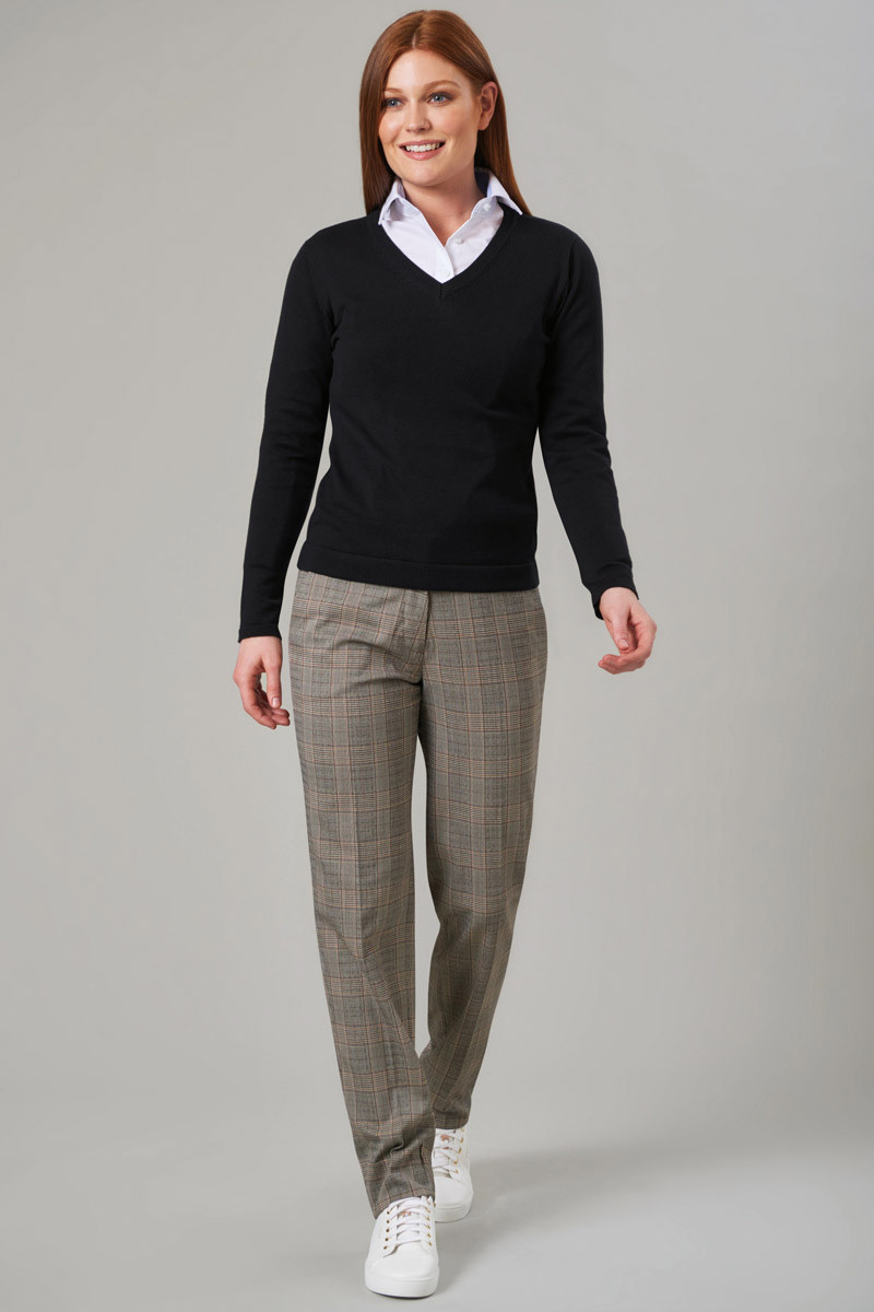 Stella women’s grey check trousers