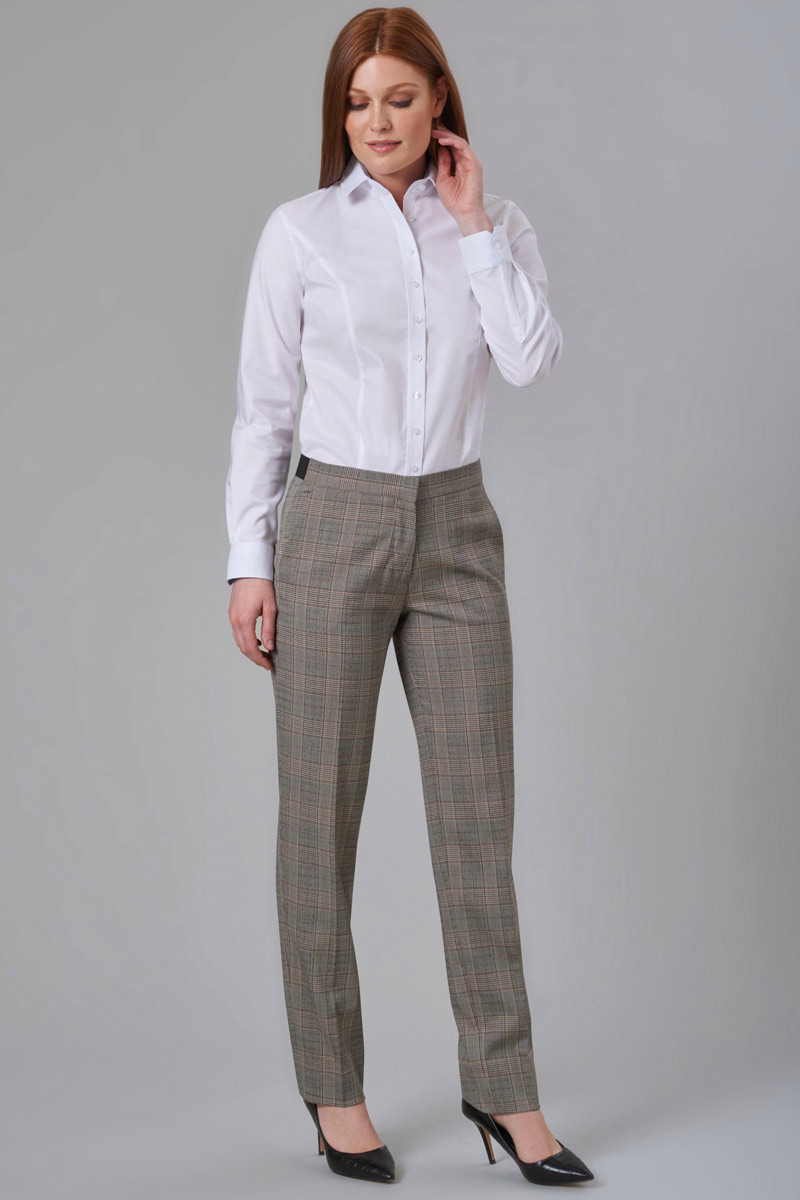 Stella women’s grey check trousers