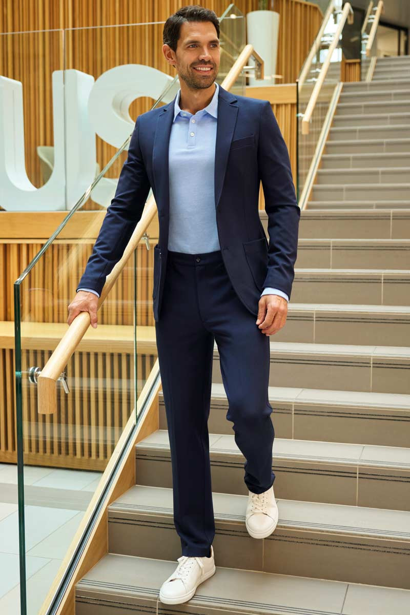Pantaloni da Uomo Blu Navy Taurus