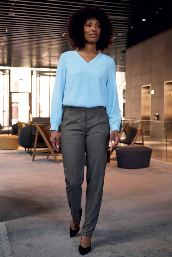 Eleanor Women's Trousers Grey