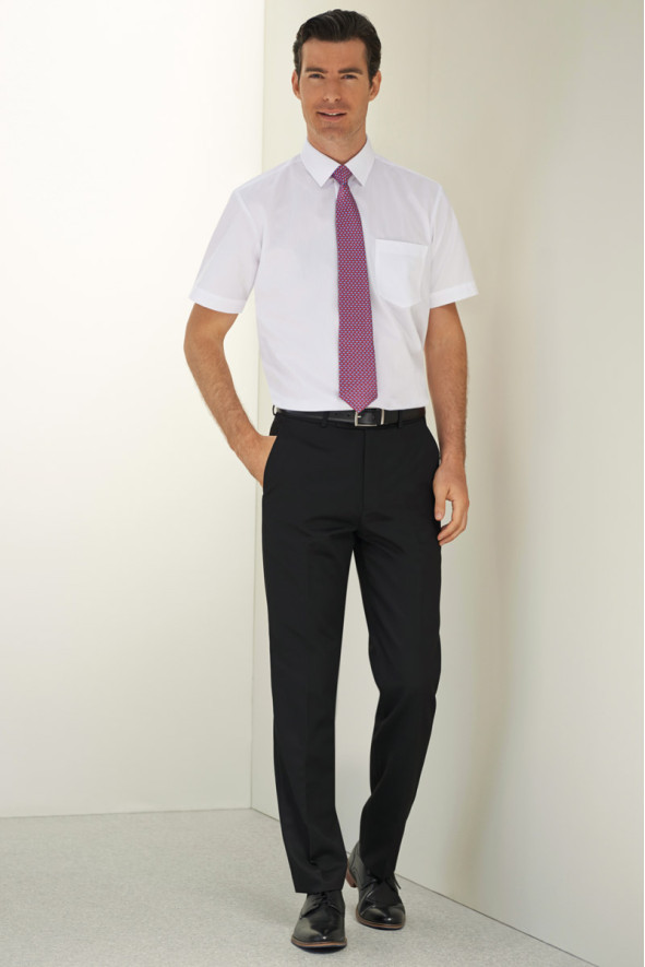 Chemise manches courtes blanc pour homme Rosello