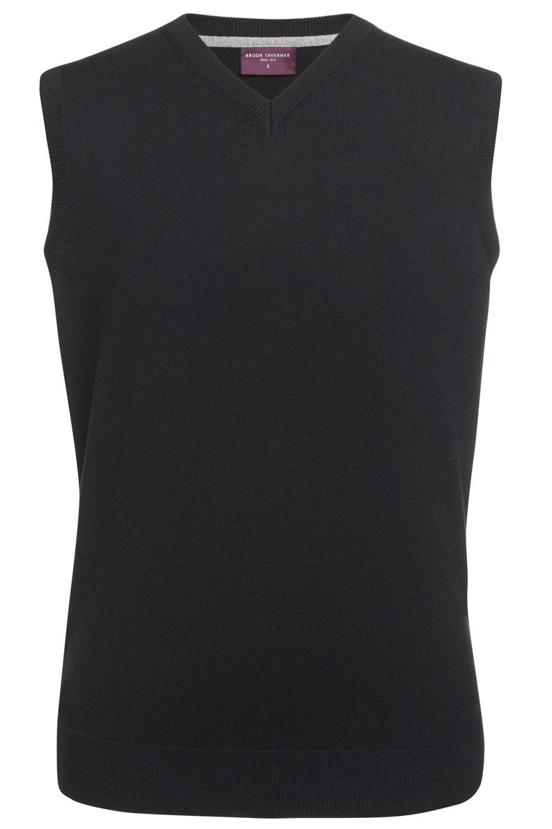 Pull sans manche homme noir Detroit