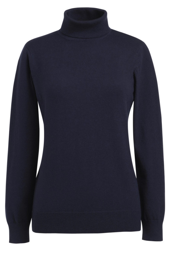 Athens women's turtleneck sweater navy