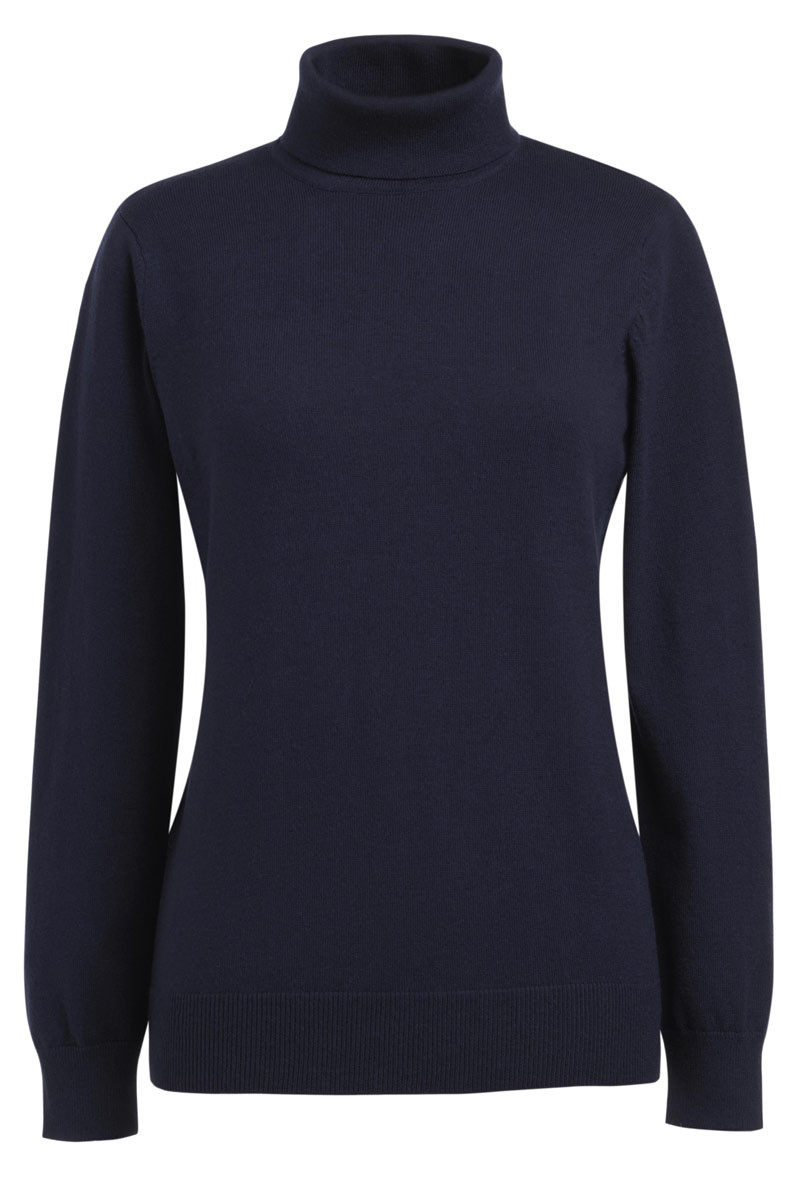Athens women's turtleneck sweater navy