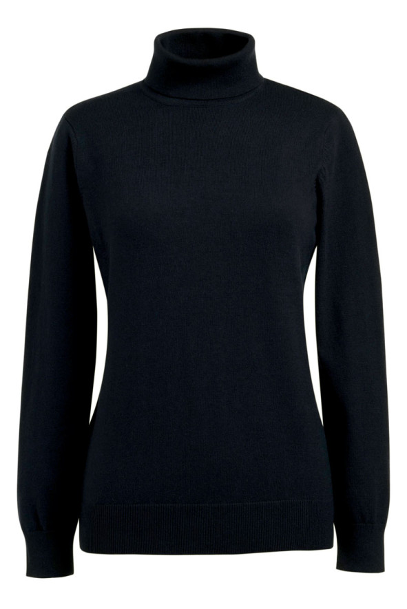 Athens women's turtleneck sweater black
