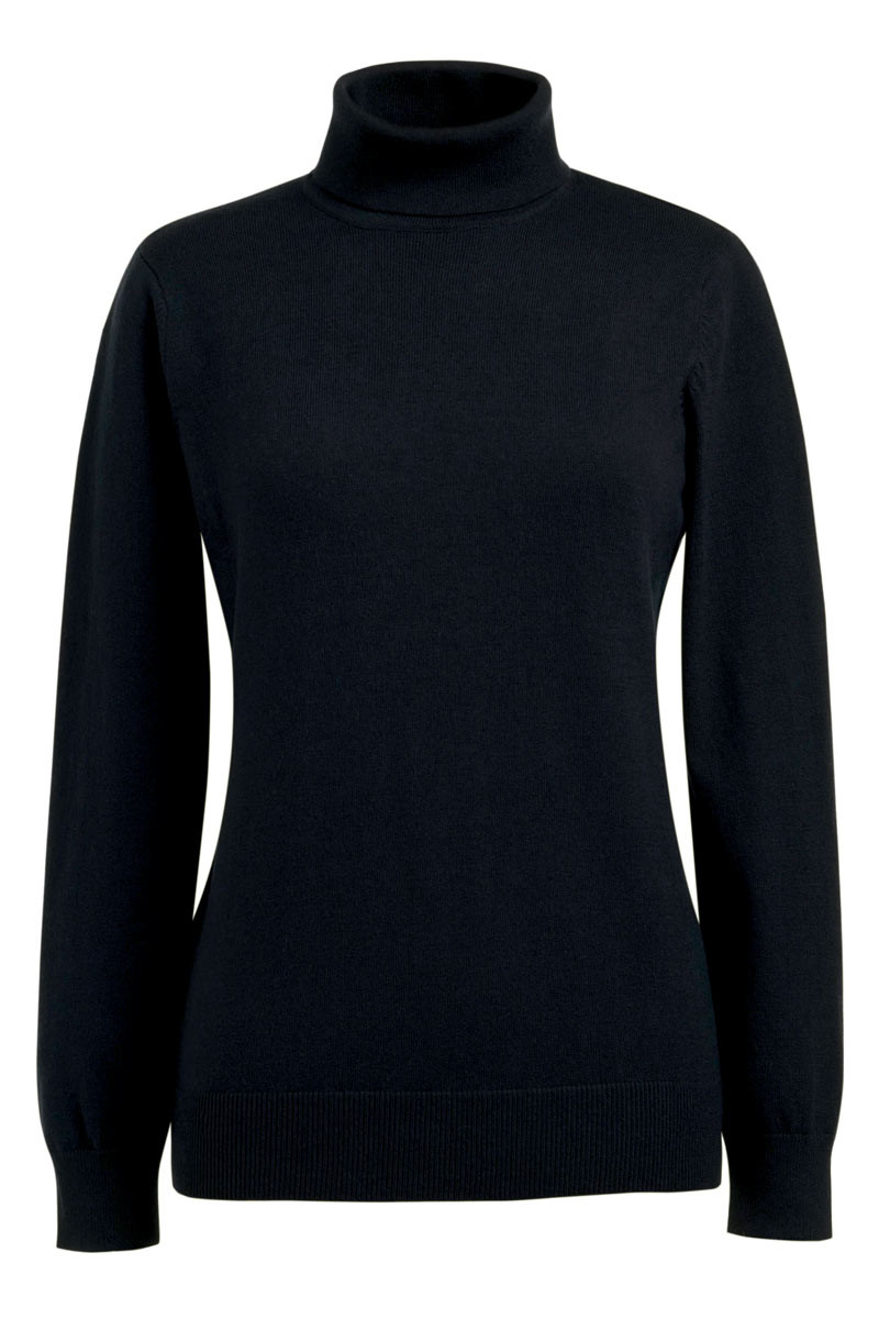 Athens women's turtleneck sweater black