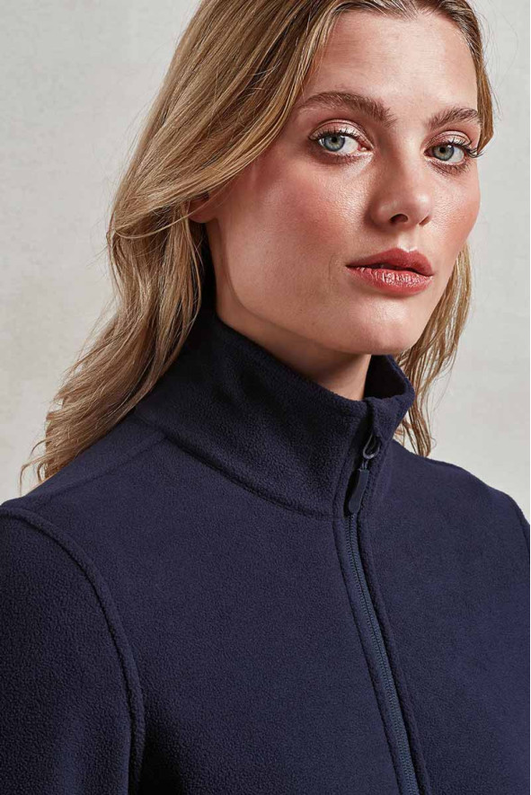 Lyra Giacca in pile da donna blu navy