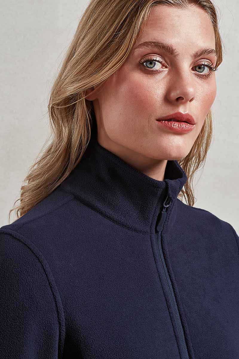 Lyra Giacca in pile da donna blu navy