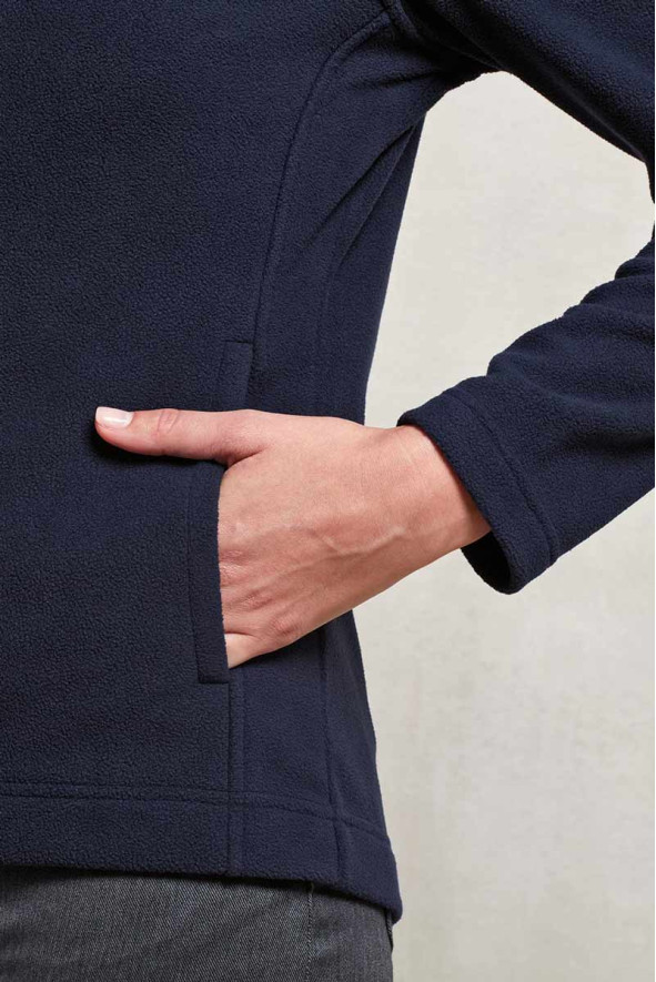 Lyra Giacca in pile da donna blu navy