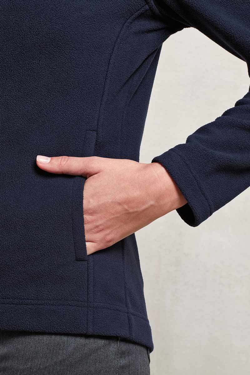 Lyra Giacca in pile da donna blu navy
