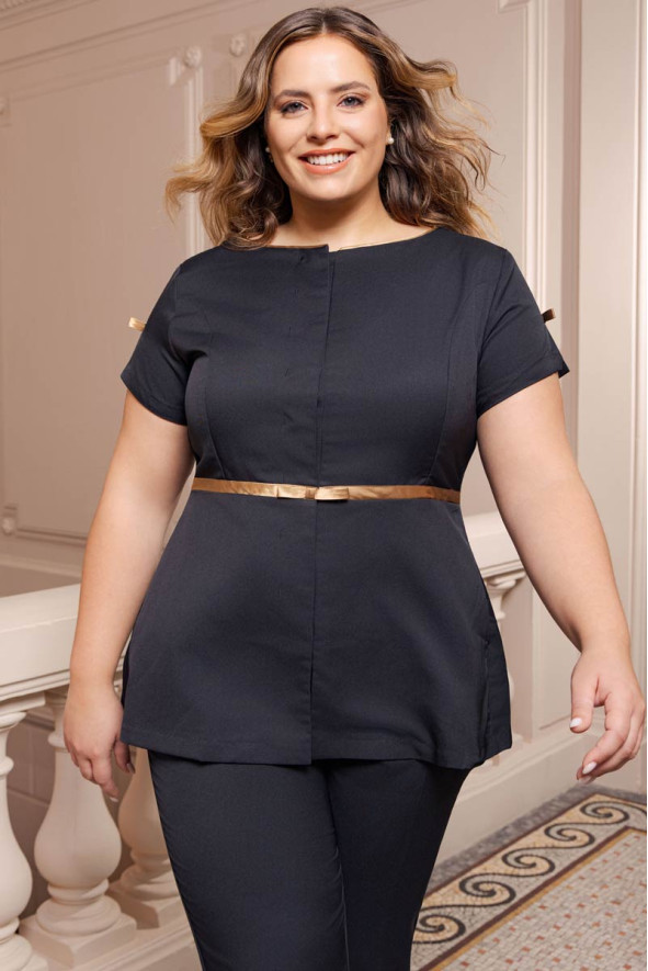 Chester Women Tunic black-gold | Beauty Street