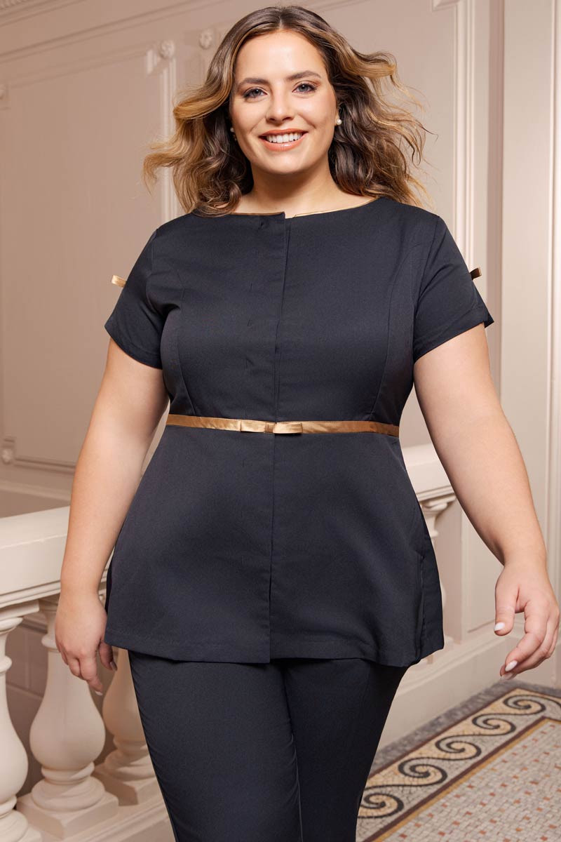 Chester Women Tunic black-gold | Beauty Street