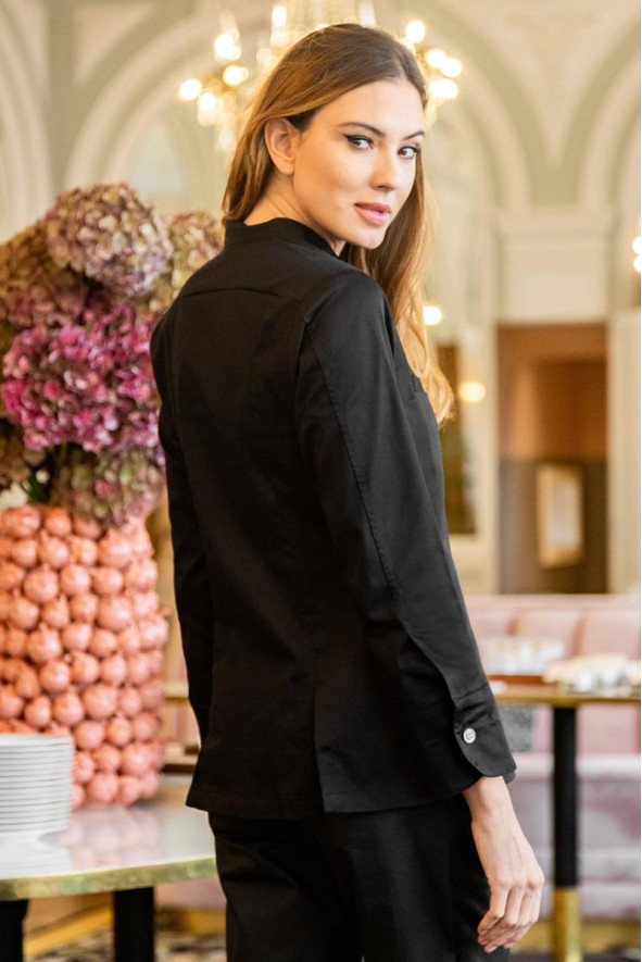 Giacca da Cucina Nera da Donna Denise