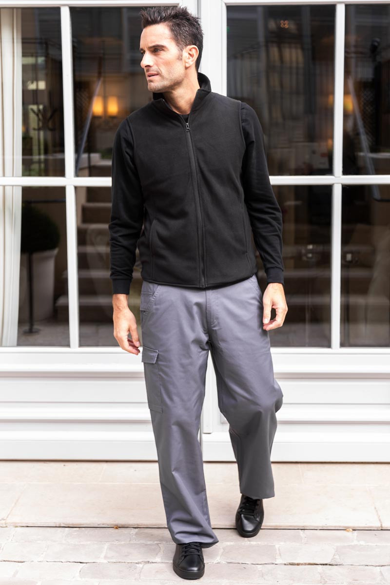 Grey Men’s Multi-Pocket Cargo Work Trousers |