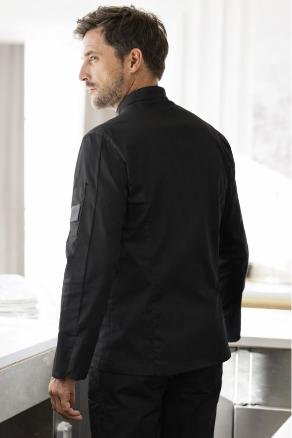 Giacca da Cucina da Uomo Nera Augustin
